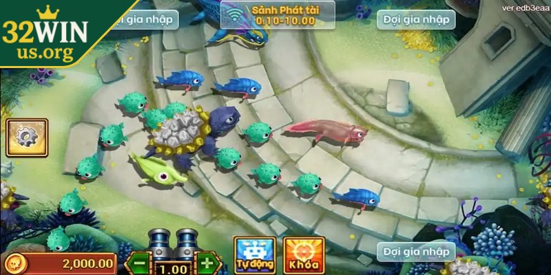 Bắn cá 32win us là lựa chọn cho game thủ yêu thích săn bắn đổi thưởng