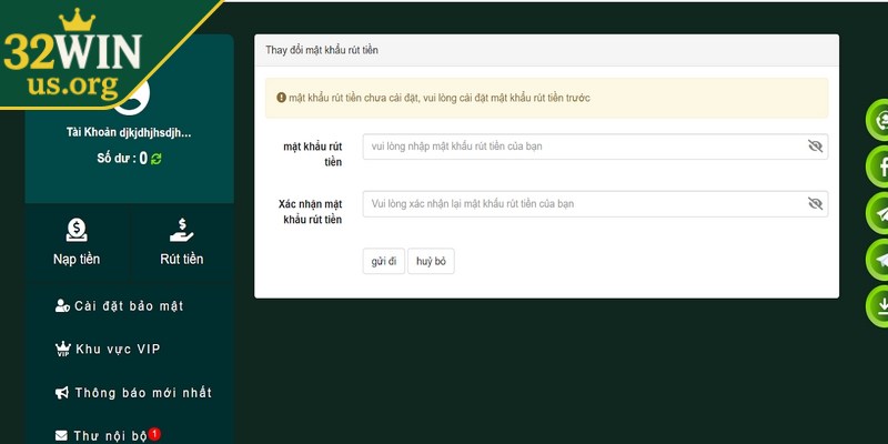 Hướng dẫn sử dụng tính năng đổi thưởng 32win us