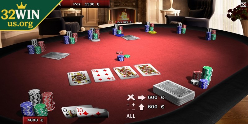 Tỷ lệ trả thưởng game Poker tại 32Win vô cùng cao cho bạn